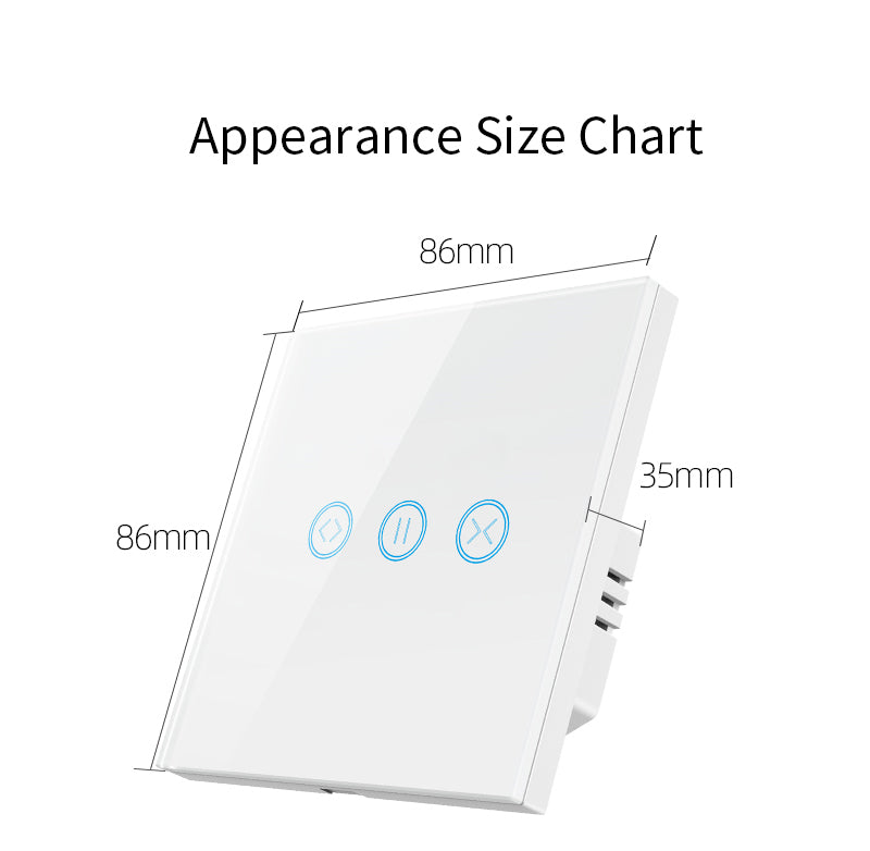 Wi-Fi Smart Curtain Switch Works With Alexa Google Home Tuya Smartlife