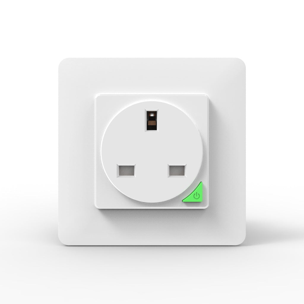 Wi-Fi Smart Power Socket EU France UK 16A Power Consumption Works with Alexa Google Home Tuya Smart Life