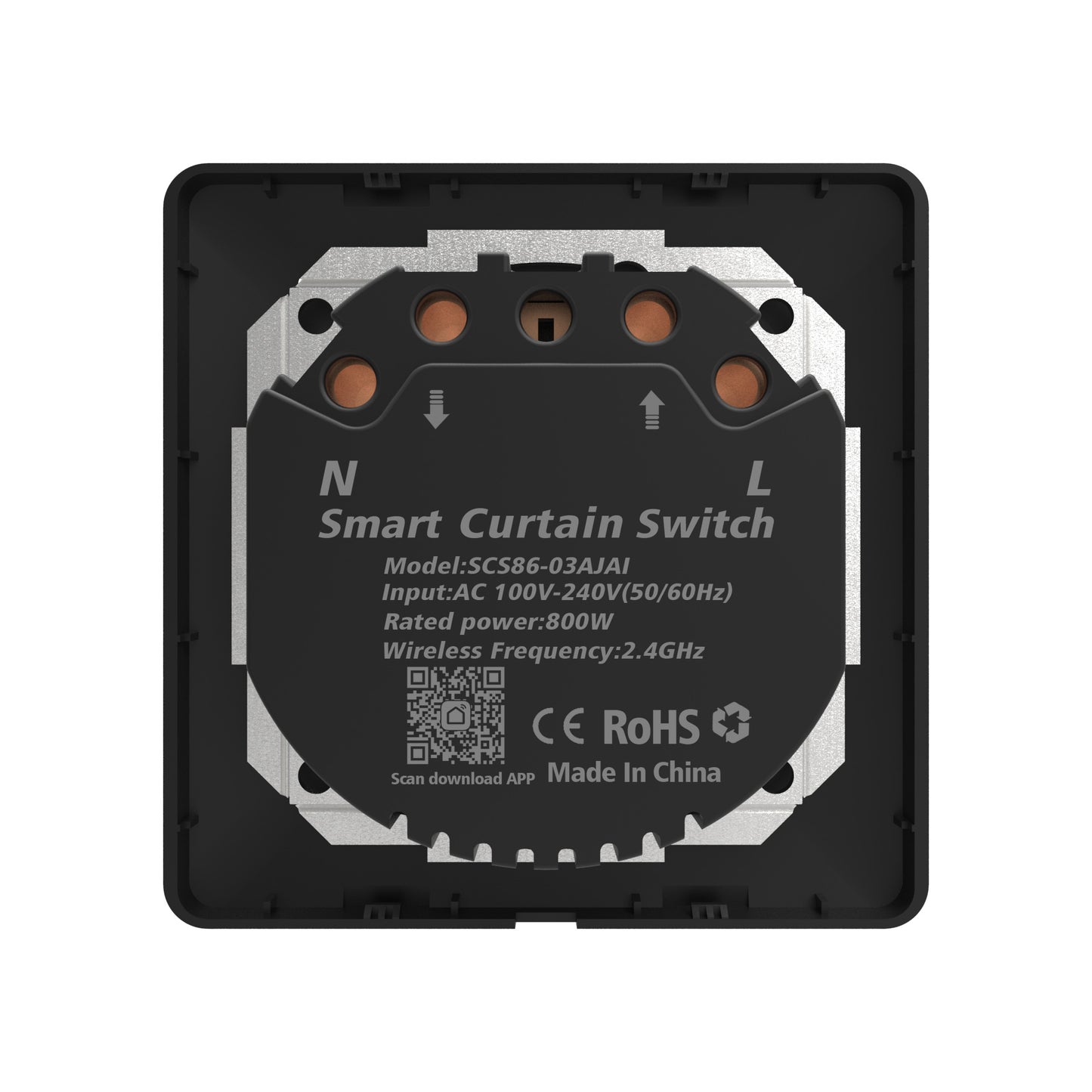 Wi-Fi Smart Curtain Switch Works with Alexa Google Home Tuya Smart Life