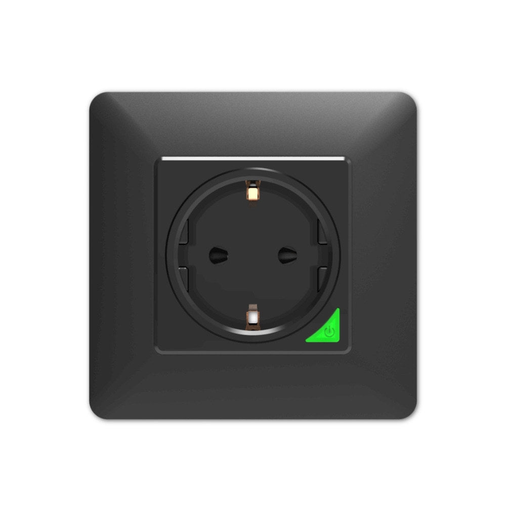 Wi-Fi Smart Power Socket EU France UK 16A Power Consumption Works with Alexa Google Home Tuya Smart Life