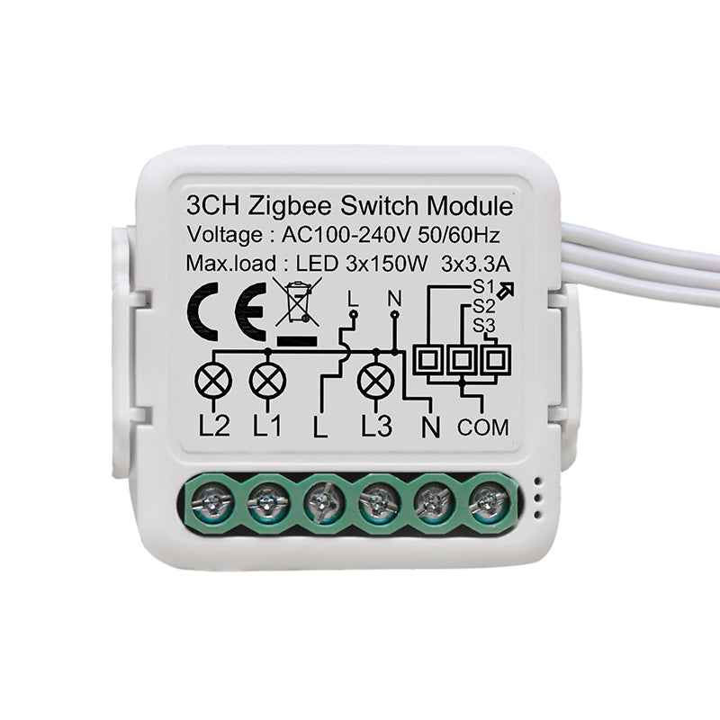 Zigbee Smart Switch Relay Module Works with Alexa Google Home Smartlife Tuya