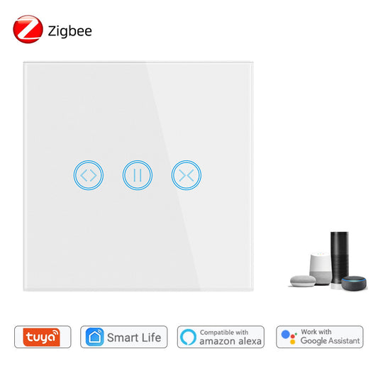 Zigbee Smart Curtain Switch Works With Alexa Google Home Tuya Smartlife