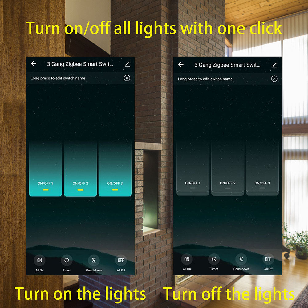 Tuya Zigbee Smart Switch EU Works with Alexa Google Home