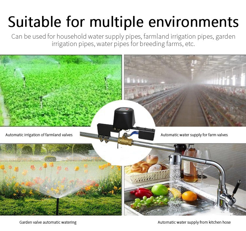 Wi-Fi / Zigbee Smart Water/Gas Valve Controller