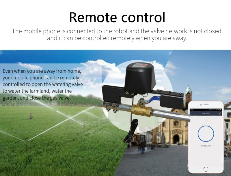 Wi-Fi / Zigbee Smart Water/Gas Valve Controller