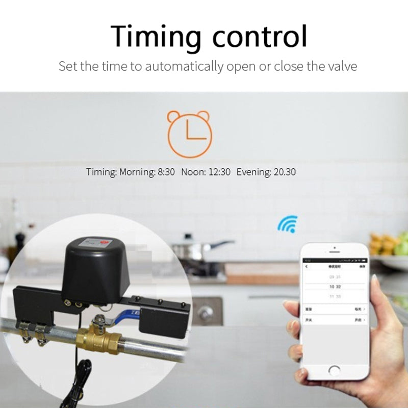 Wi-Fi / Zigbee Smart Water/Gas Valve Controller