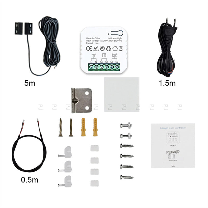 Zigbee Smart Garage Door Opener Relay Switch Module Works with Alexa Google Home Tuya Smartlife