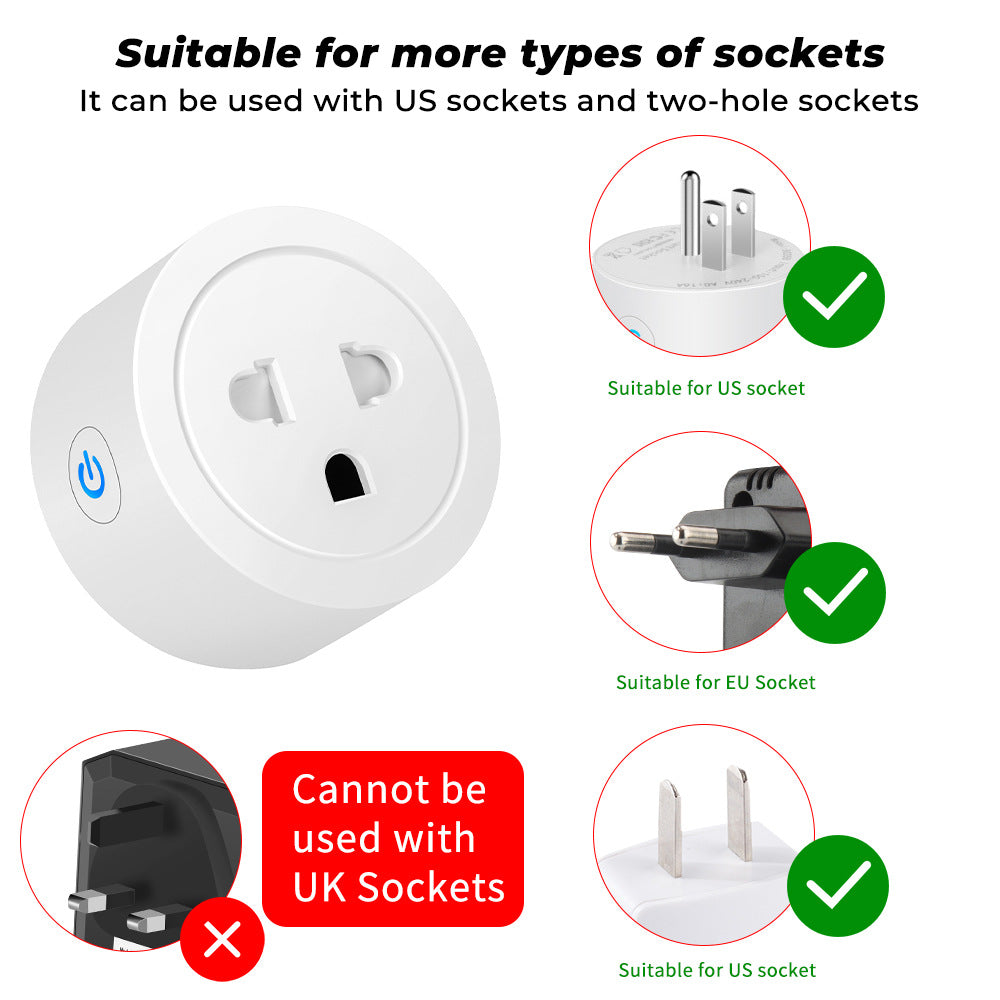 Zigbee Smart Plug EU UK US Vietnam Socket 16A Power Monitor Works with Alexa Google Home Tuya Smartlife