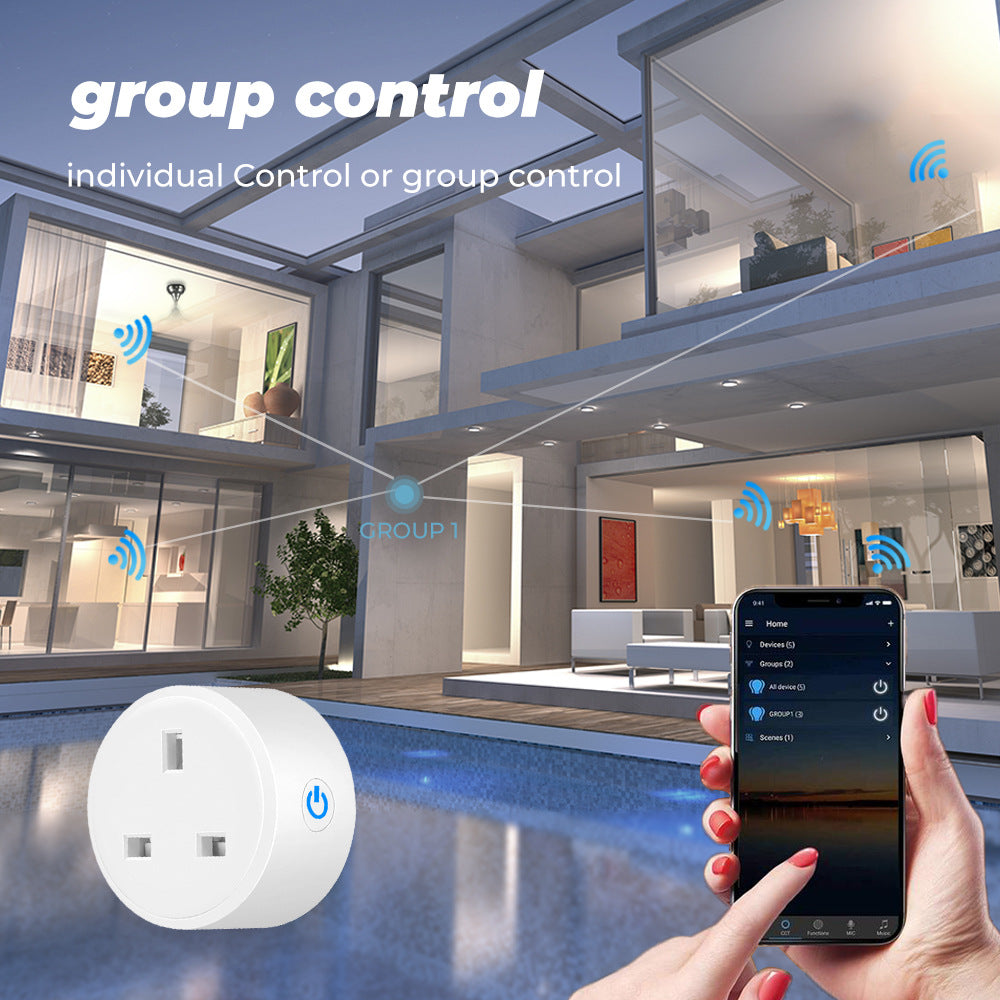 Zigbee Smart Plug EU UK US Vietnam Socket 16A Power Monitor Works with Alexa Google Home Tuya Smartlife