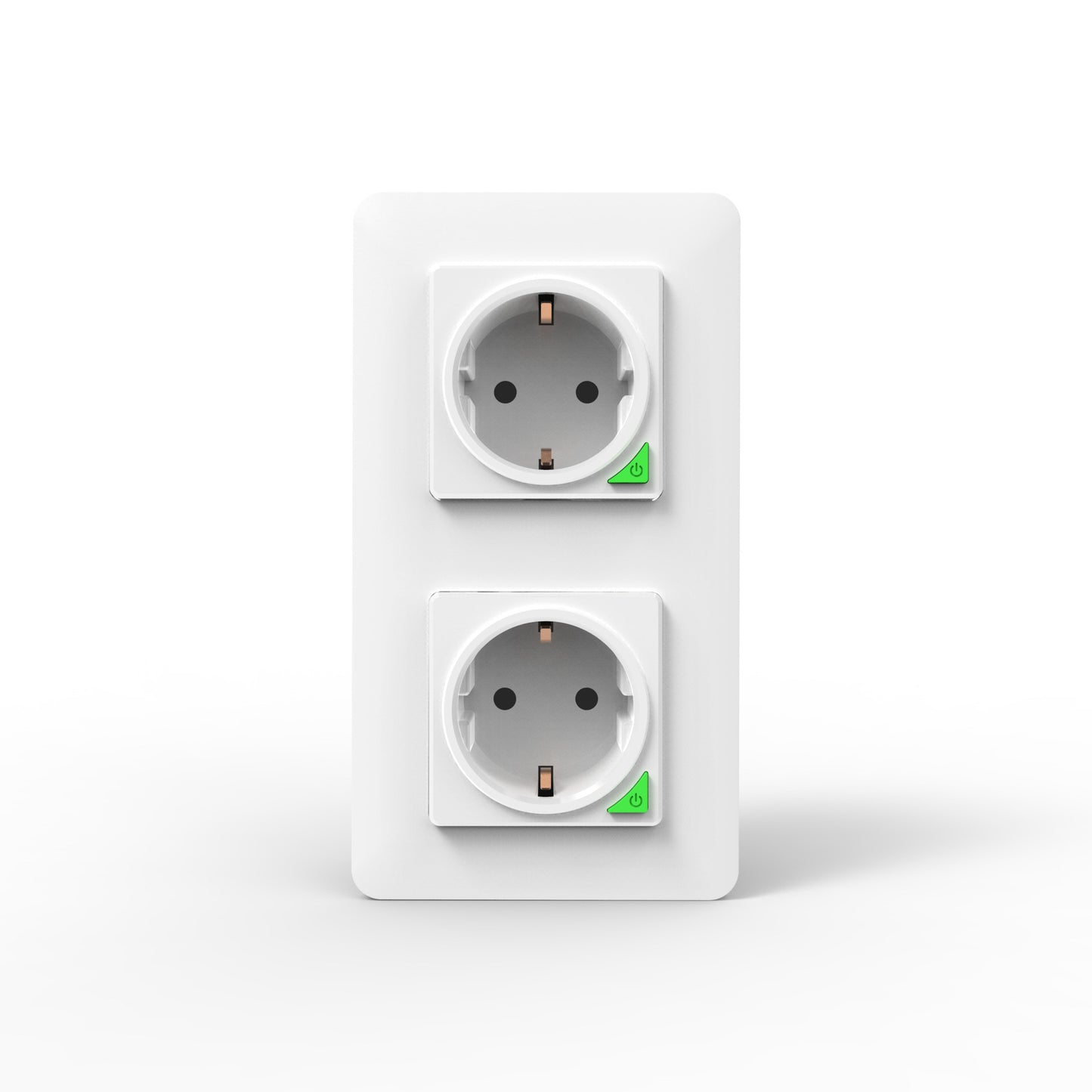 Wi-Fi Smart Power Socket EU 16A Power Consumption 2 Outlets Works with Alexa Google Home Tuya Smart Life