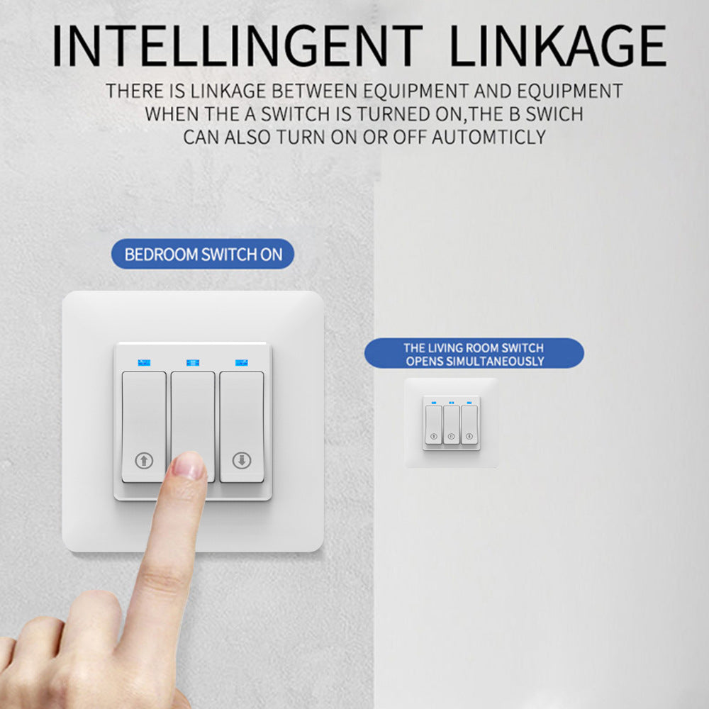 Wi-Fi Smart Curtain Switch Works with Alexa Google Home Tuya Smart Life