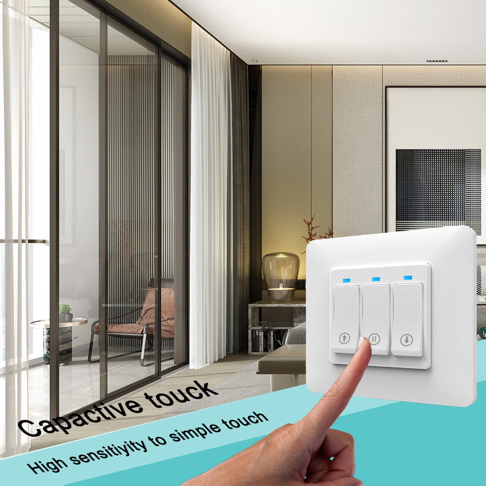 Wi-Fi Smart Curtain Switch Works with Alexa Google Home Tuya Smart Life