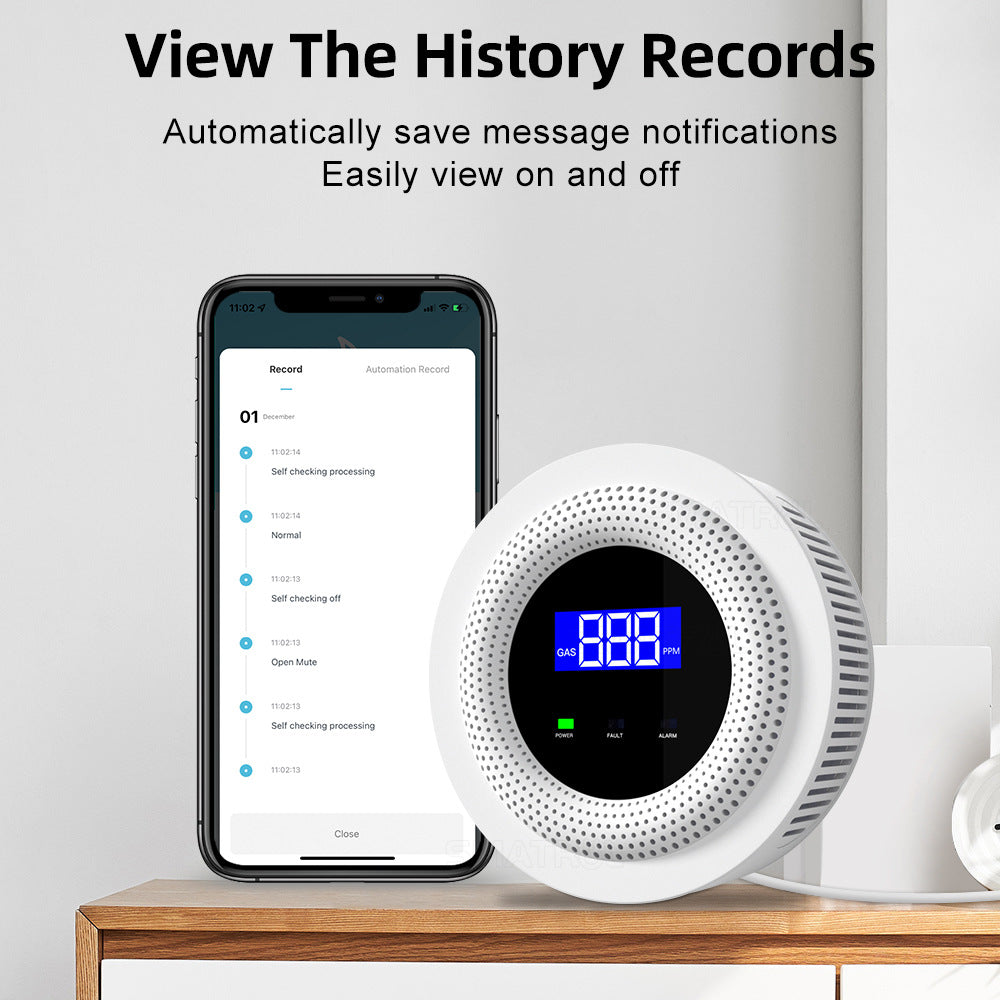 Tuya Wi-Fi Smart Gas Sensor