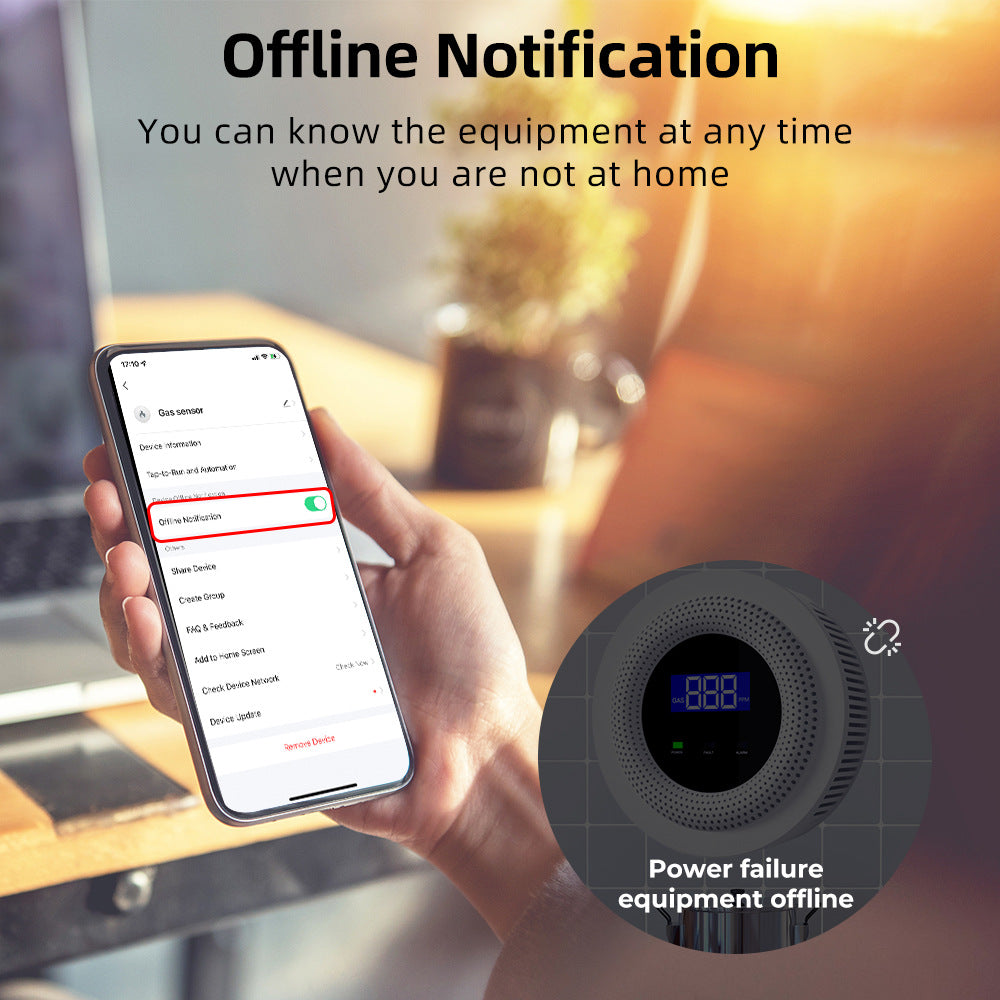 Tuya Wi-Fi Smart Gas Sensor