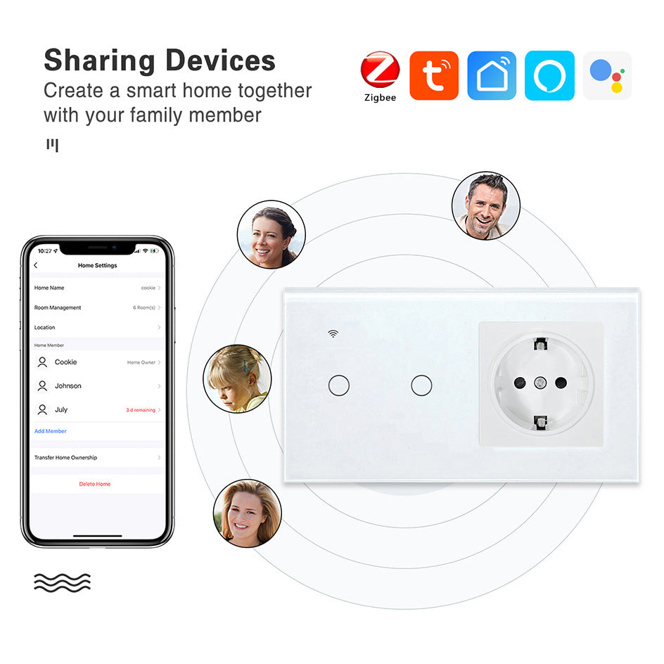 zigbee smart switch socket