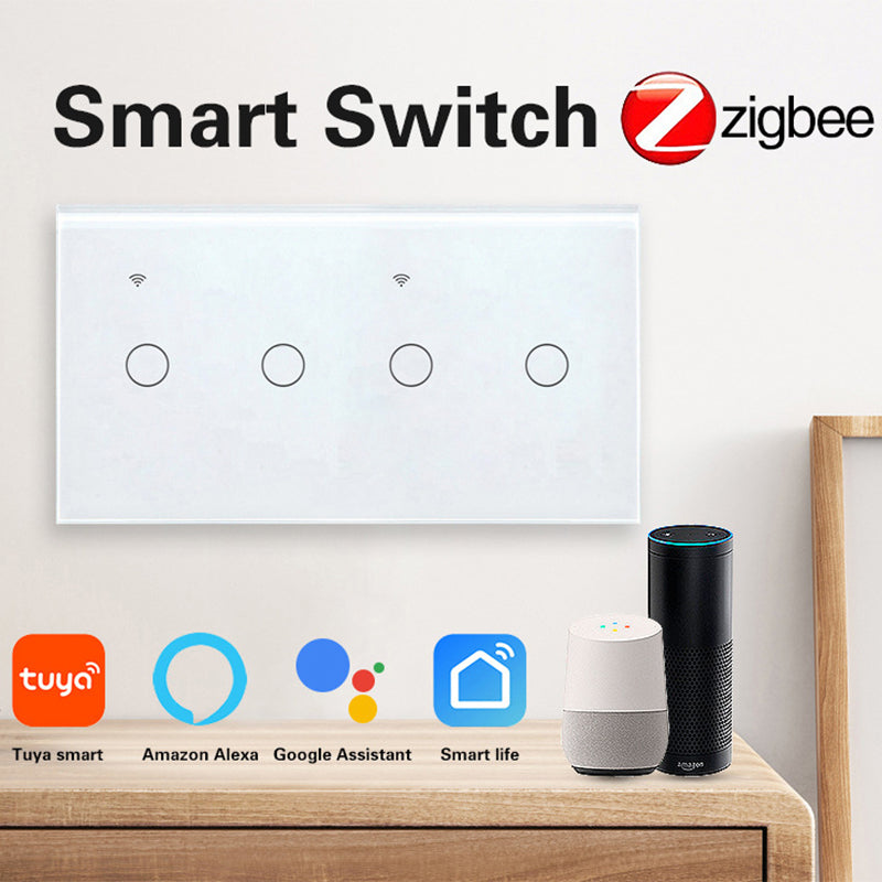 Zigbee Smart Touch Switch 4CH