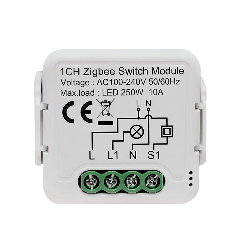 Zigbee Smart Switch Relay Module Works with Alexa Google Home Smartlife Tuya