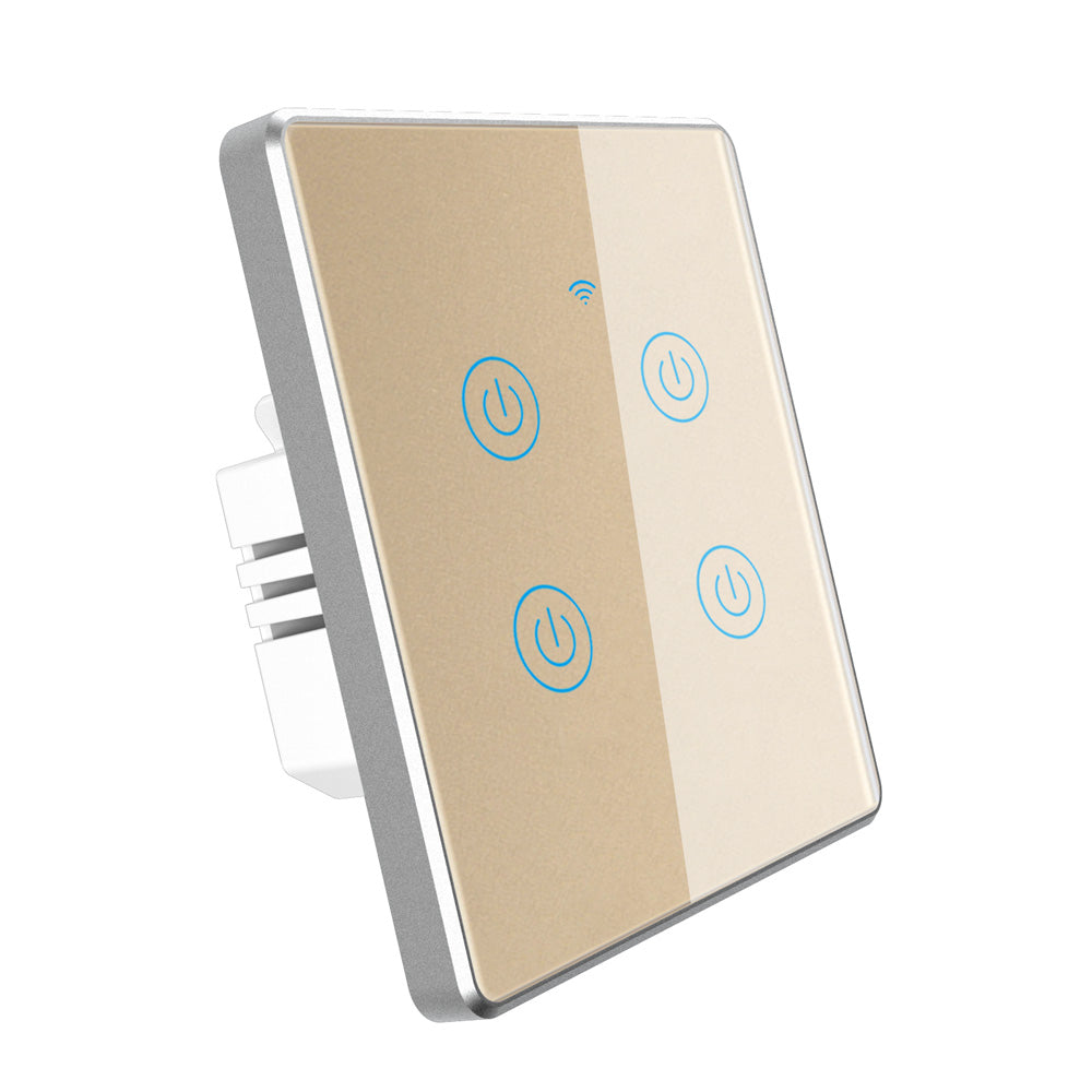Tuya Wi-Fi Smart Touch Light Switch With Metal Frame