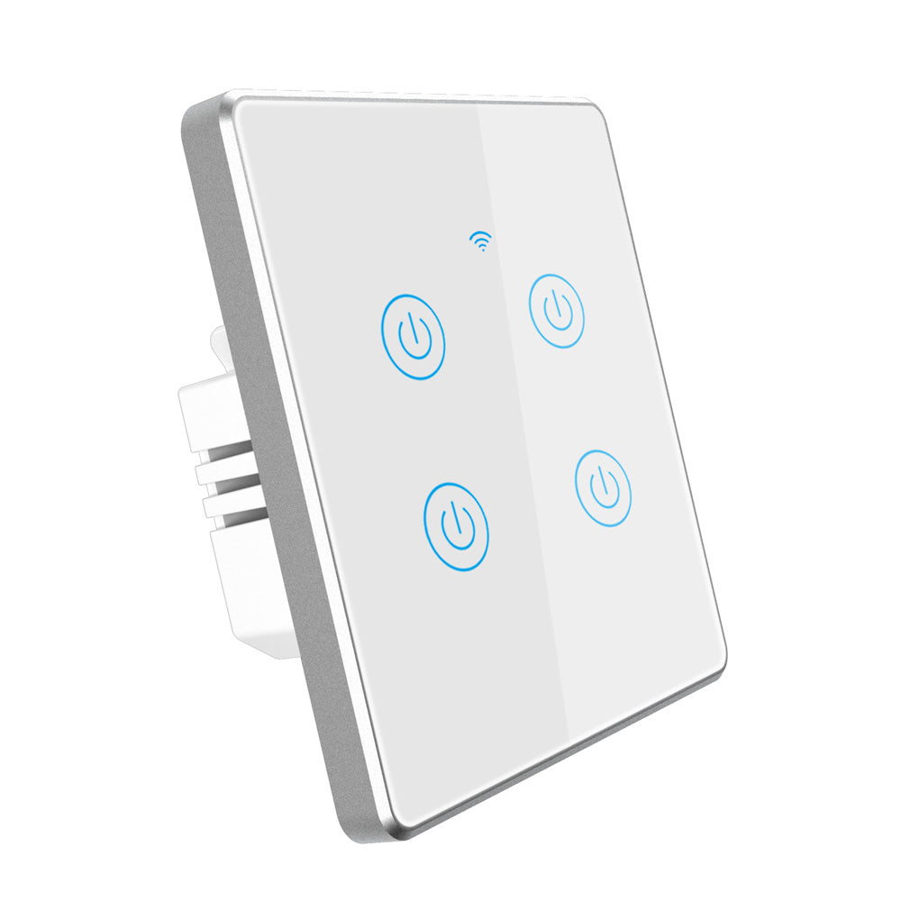 Tuya Wi-Fi Smart Touch Light Switch With Metal Frame