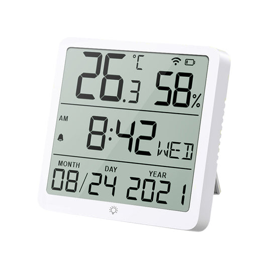 Tuya Wi-Fi Smart Temperature and Humidity Sensor with Clock