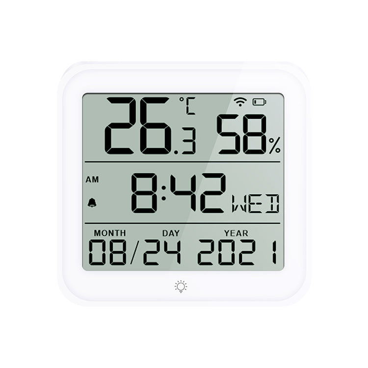 Tuya Wi-Fi Smart Temperature and Humidity Sensor with Clock