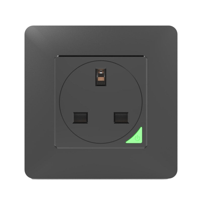 Wi-Fi Smart Power Socket EU France UK 16A Power Consumption Works with Alexa Google Home Tuya Smart Life