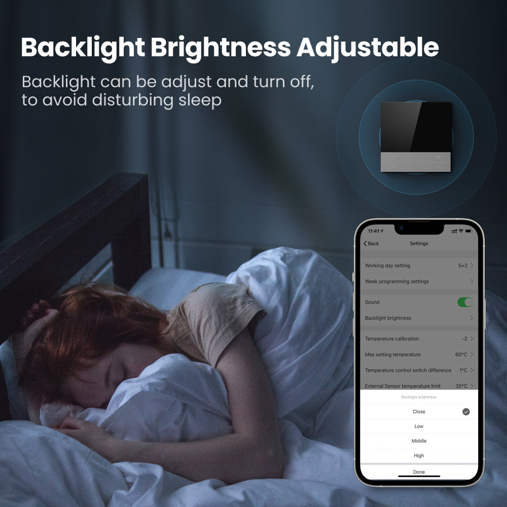 Tuya Smart Wi-Fi Thermostat Works with Alexa Google Home