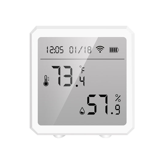 Wi-Fi / Zigbee Smart Temperature and Humidity Sensor with LCD Display