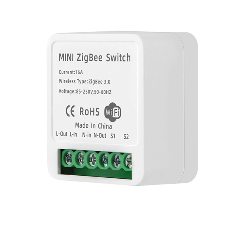 Micromodule ZigBee ON/OFF 16A compatible Tuya Smart Life, Lidl Home,  jeedom, eedomus+ et Homey 