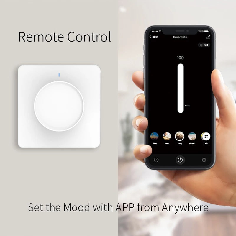 Zigbee Smart Rotary Dimmer Switch EU Type