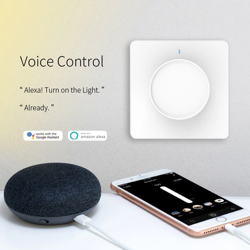 Zigbee Smart Rotary Dimmer Switch EU Type