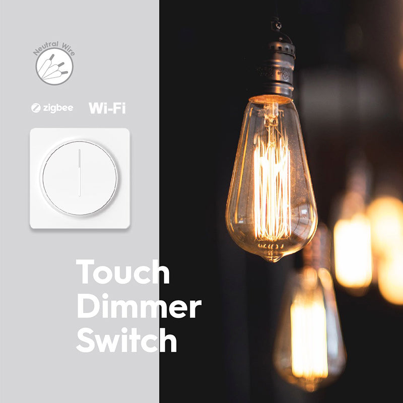 Tuya Wi-Fi / Zigbee Smart Touch Dimmer Switch Works with Alexa Google Home