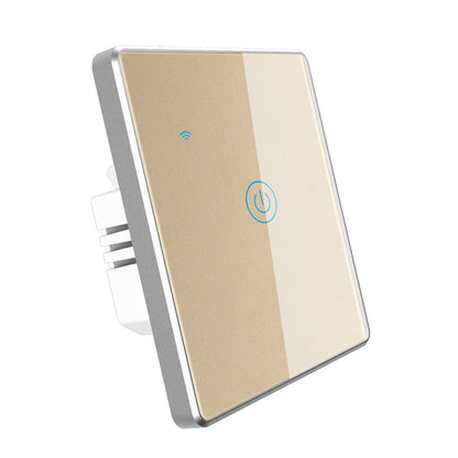 Interruptor de luz táctil inteligente Tuya Wi-Fi con marco de metal