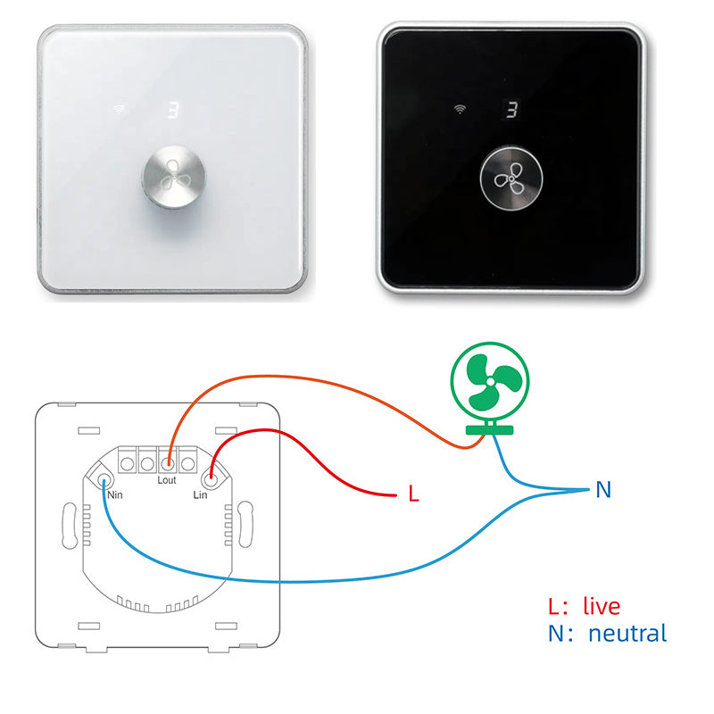 Zigbee Smart Knob Fan Switch