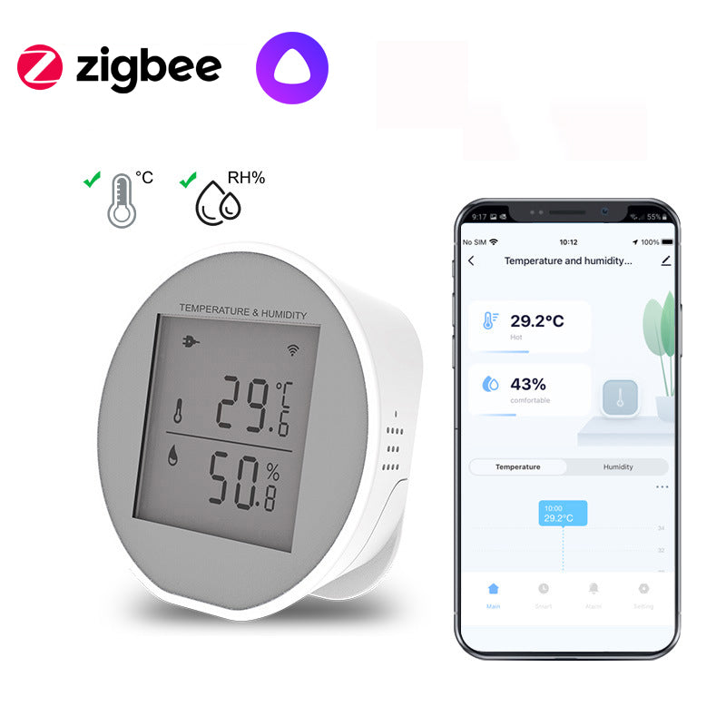 Tuya Wi-Fi / Zigbee Smart Temperature and Humidity Sensor