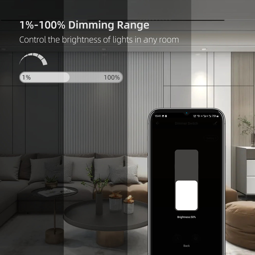 Zigbee Smart Touch Dimmer Switch