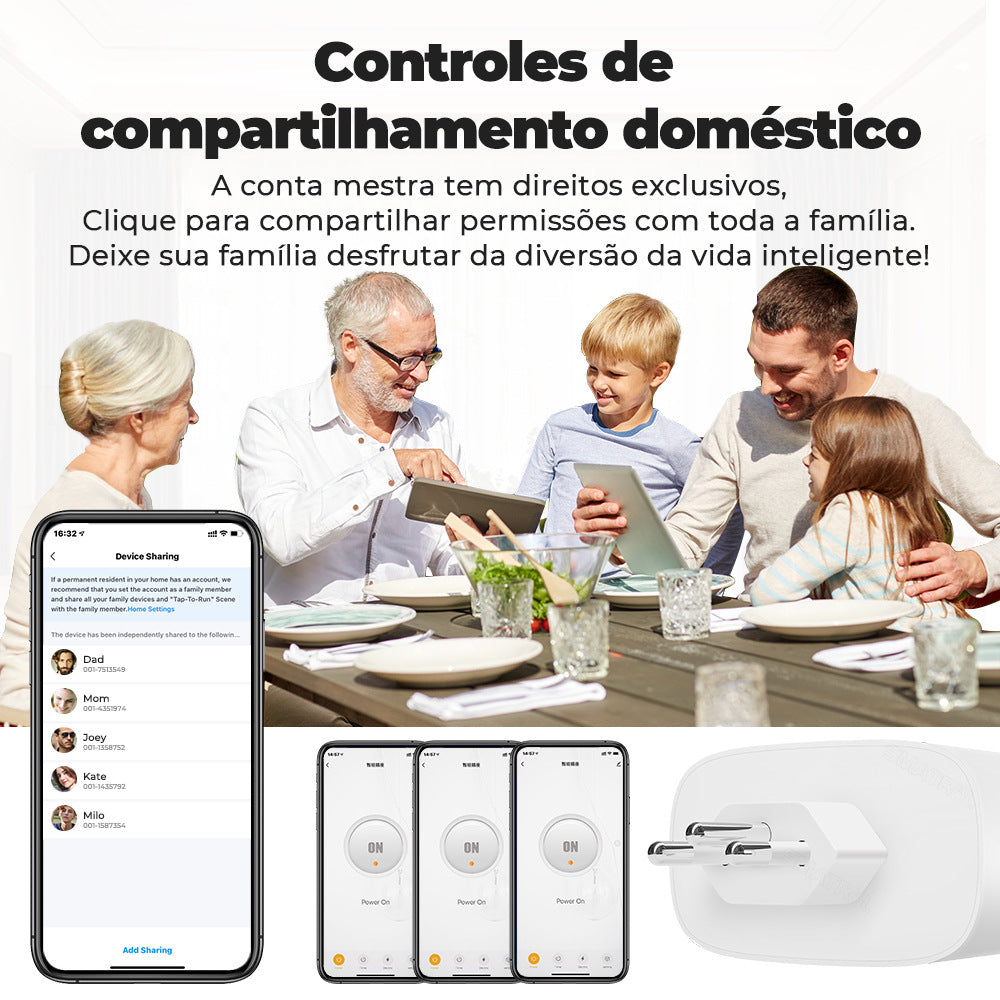 Wi-Fi / Zigbee Smart Plug Brazil 16A Power Monitor Works with Alexa Google Home Tuya Smartlife