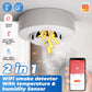 Tuya Wi-Fi Smart Smoke Detector with Temperature And Humidity Sensor 3 In 1