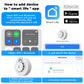 Tuya Wi-Fi Smart Smoke Detector with Temperature And Humidity Sensor 3 In 1