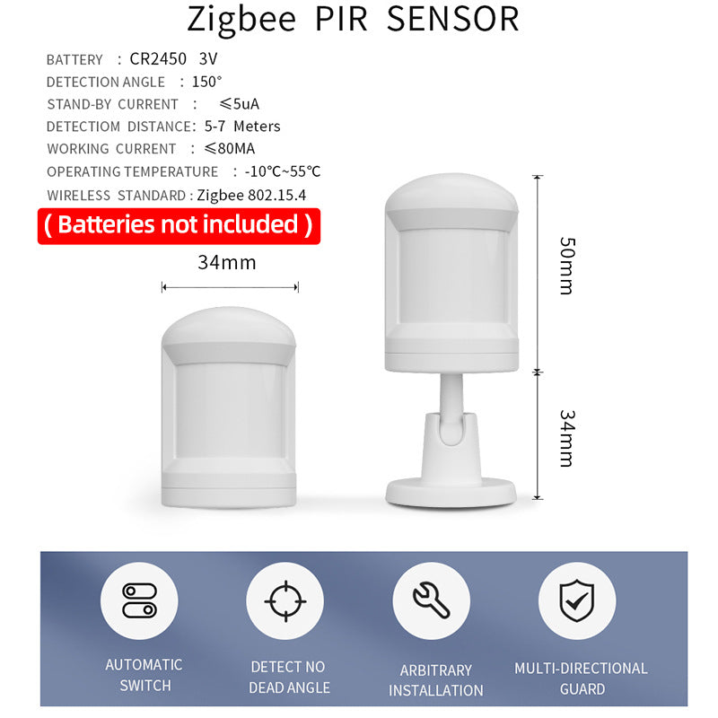 Zigbee Pir Motion Sensor