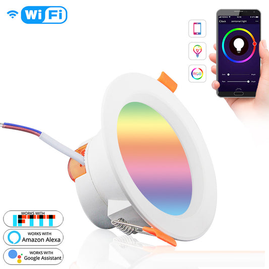 Wi-Fi Smart Led Downlight Tuya Smartlife Works with Alexa Google Home