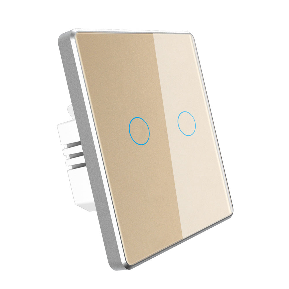 Zigbee Smart Touch Light Switch With Metal Frame