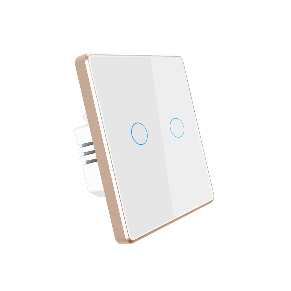 Zigbee Smart Touch Light Switch With Metal Frame