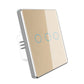 Zigbee Smart Touch Light Switch With Metal Frame