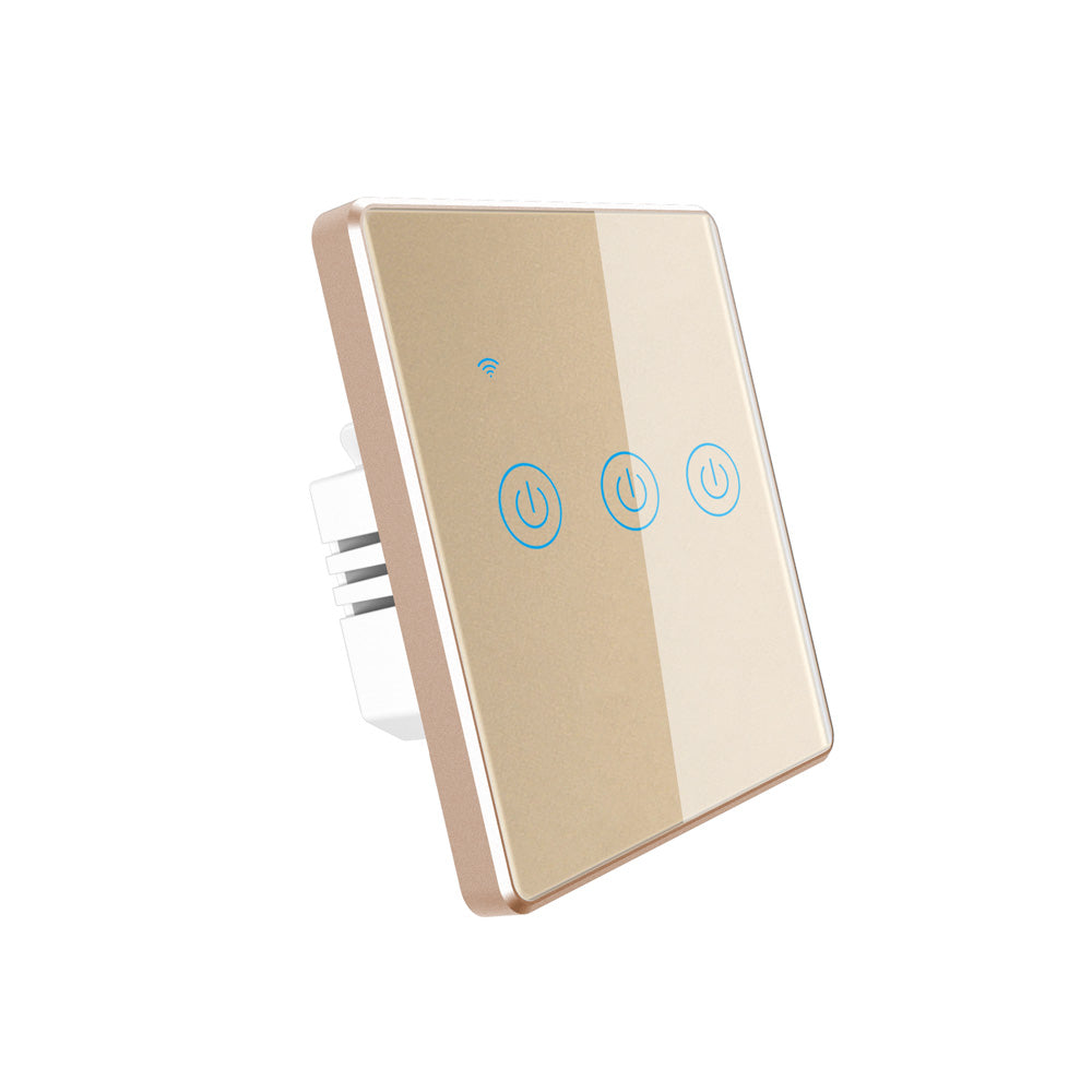 Tuya Wi-Fi Smart Touch Light Switch With Metal Frame