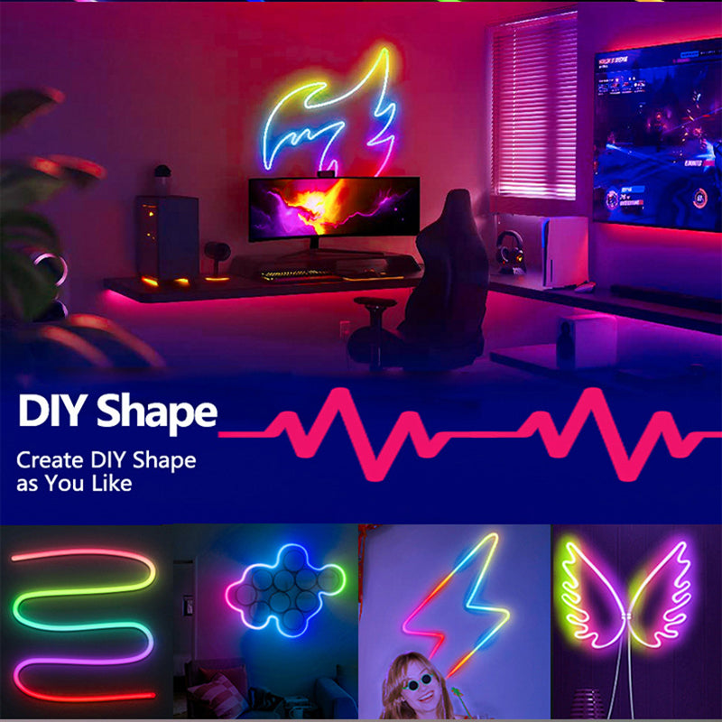 Wi-Fi Smart LED Light Strip Works with Alexa Google Home Tuya Smartlife