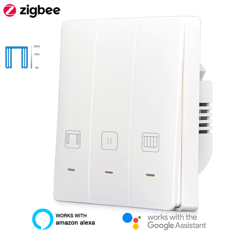 Zigbee Smart Curtain Switch Works With Alexa Google Home Tuya Smartlife