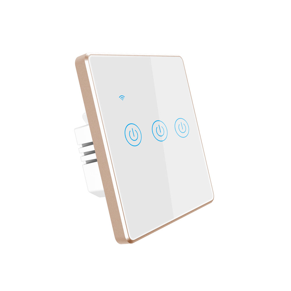 Tuya Wi-Fi Smart Touch Light Switch With Metal Frame