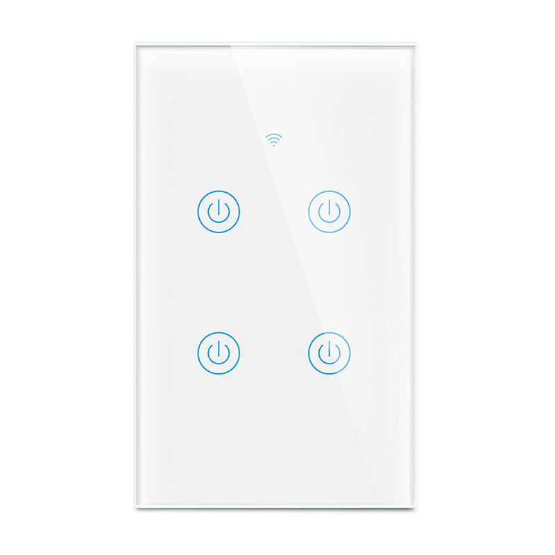 Wi-Fi Smart Light Touch Switch US Standard Universal for With Neutral and No Neural wire Alexa Google Home Tuya Smart Life