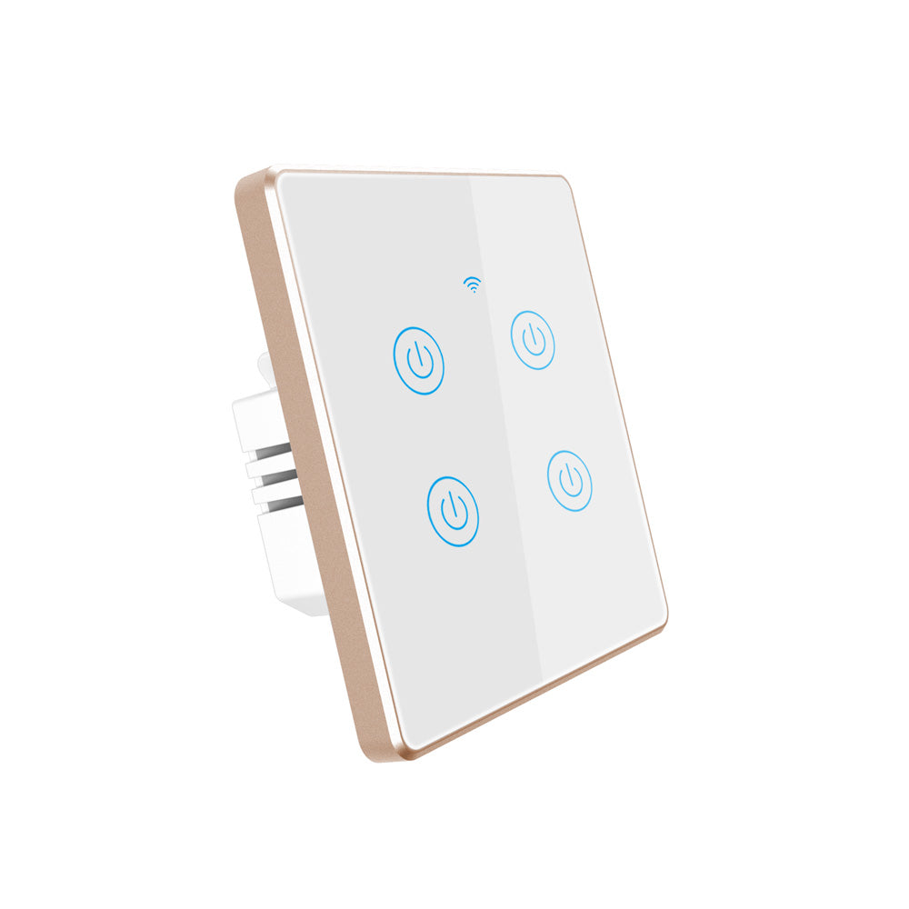 Tuya Wi-Fi Smart Touch Light Switch With Metal Frame